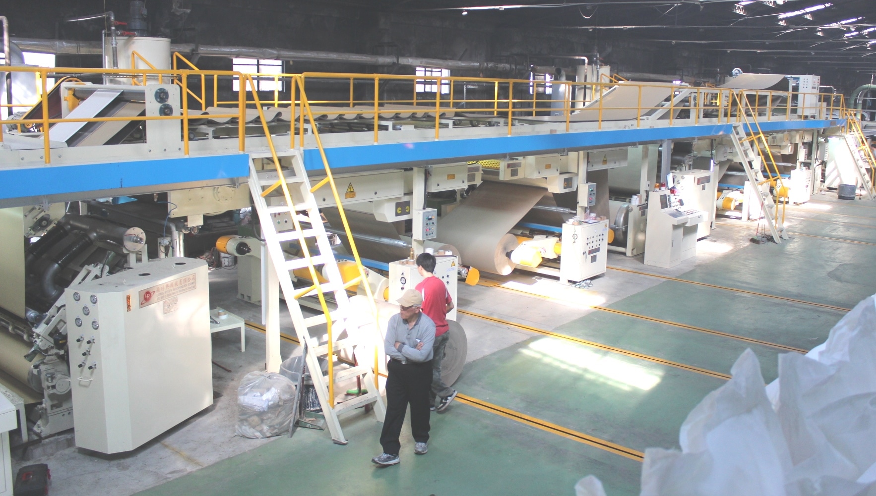 Machinery used in the converting and corrugating paper box industry
